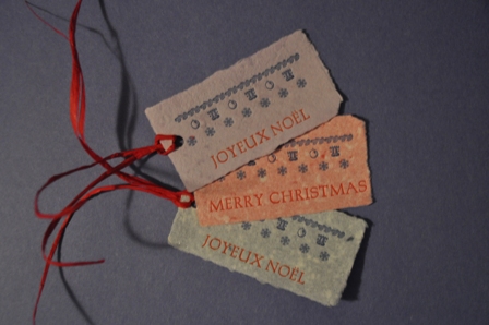 Christmas tags by Grant Wilkins